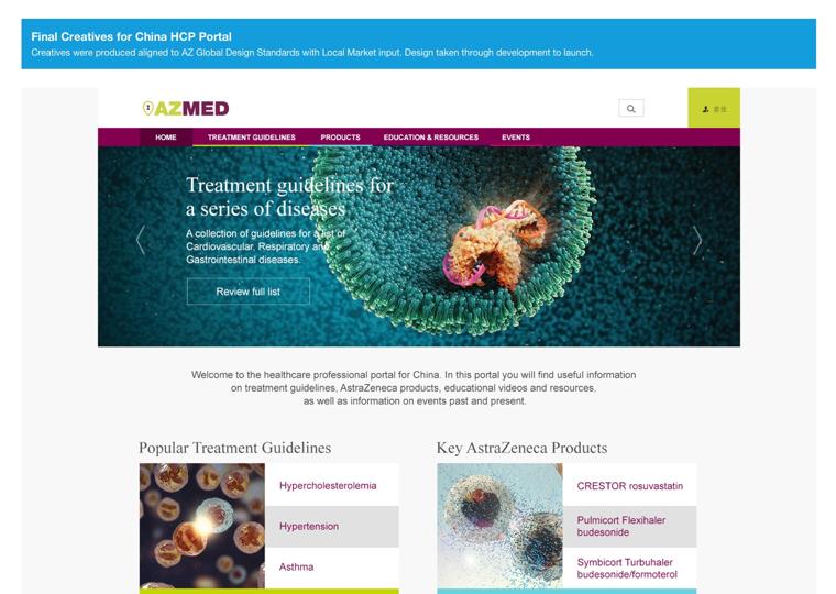 AstraZeneca HCP portals · Accenture