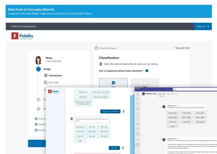 Fidelity · UI design